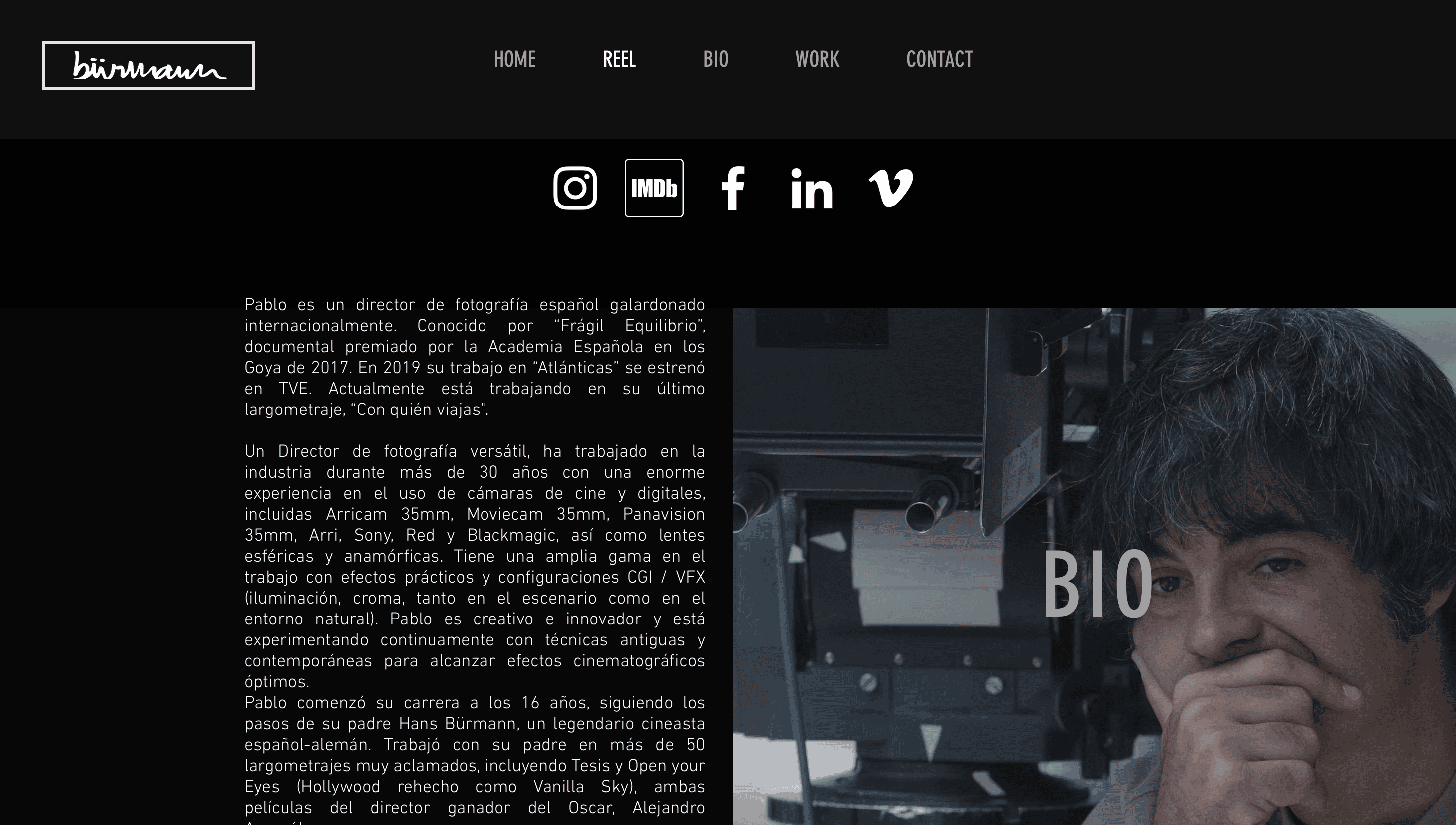 Web anterior de Pablo Bürmann