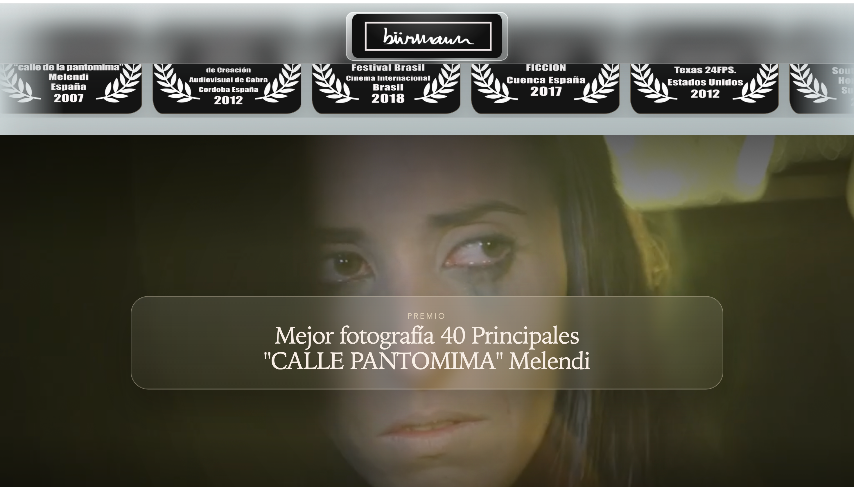 Portfolio web Pablo Bürmann Cinematógrafo